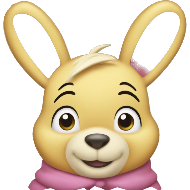winnie the pooh easter bunny emoji