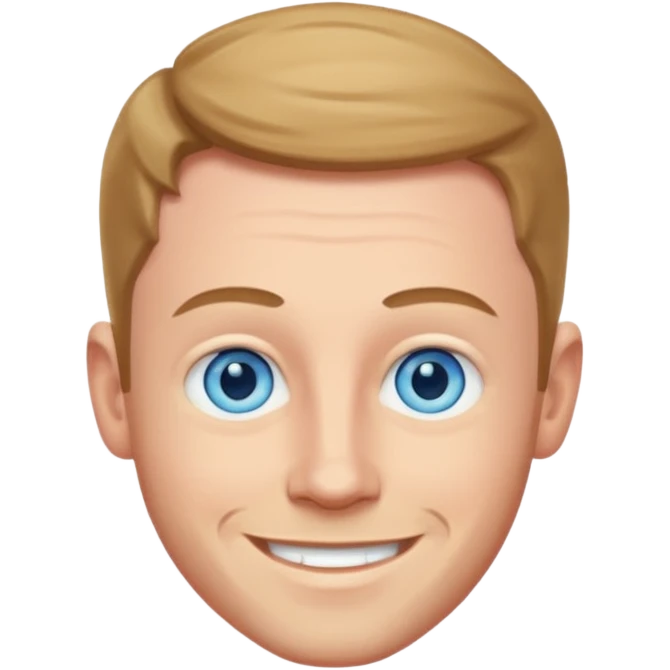 Dave Farrell with blue eyes emoji