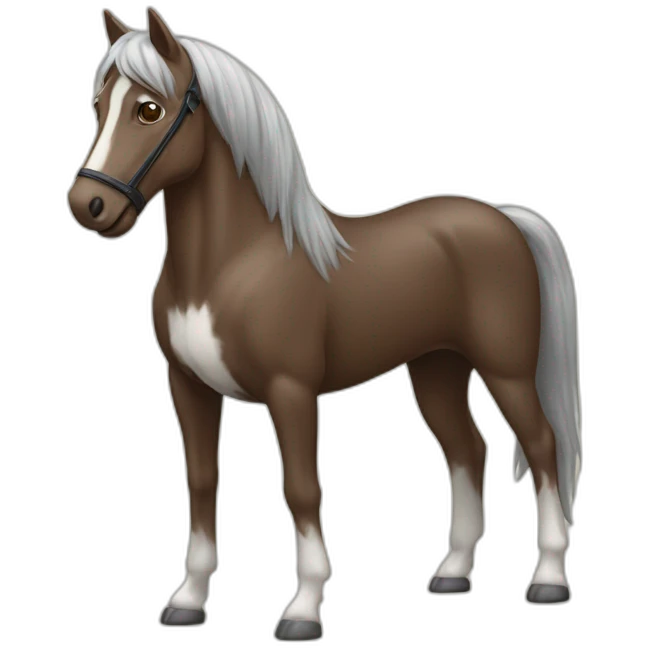 cheval sur chien emoji