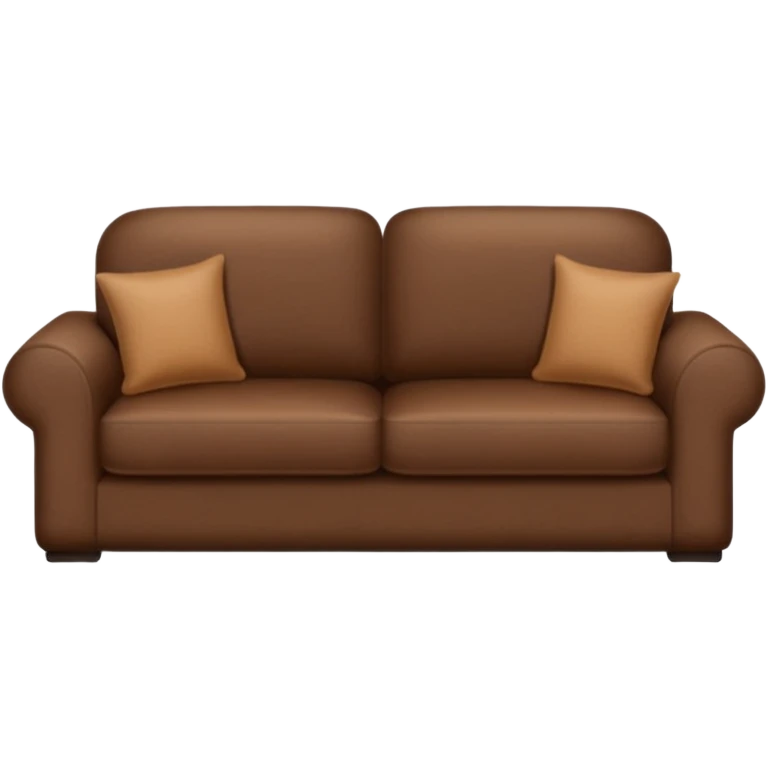 brown Aesthetic Couch Modern sofa emoji