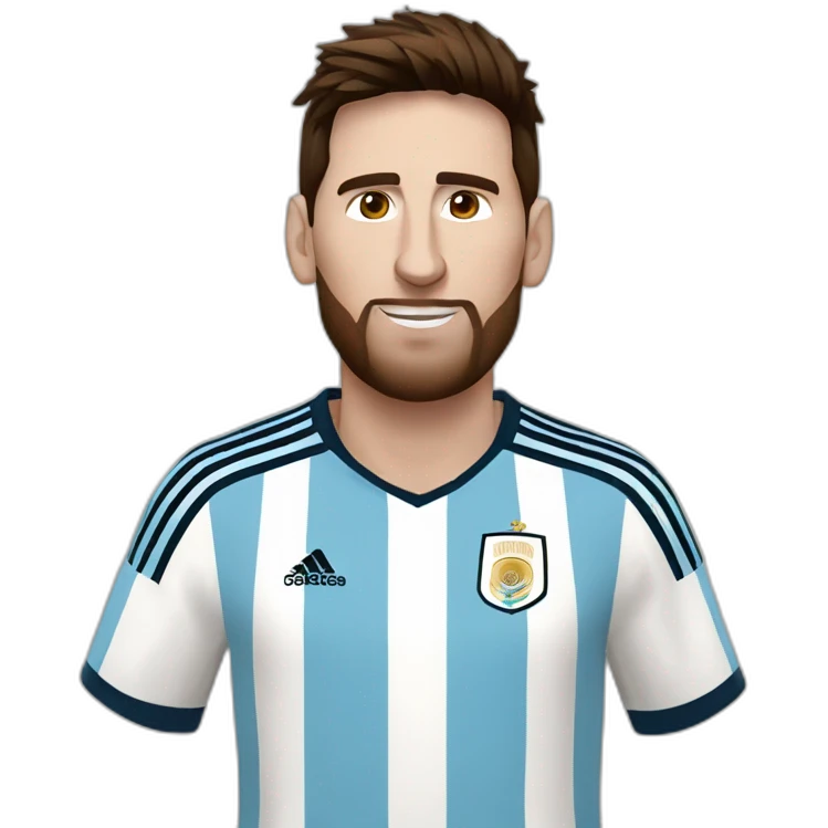 Messi-playing-for-argentina emoji