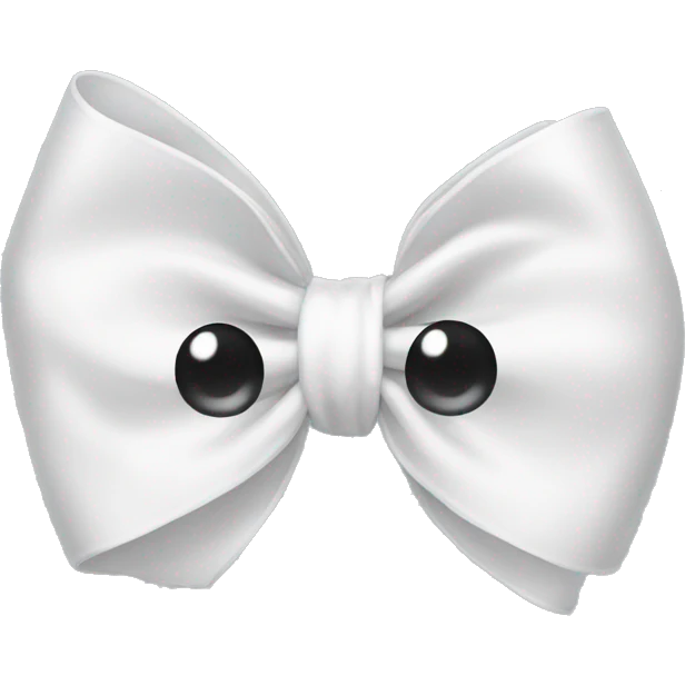 White bow emoji
