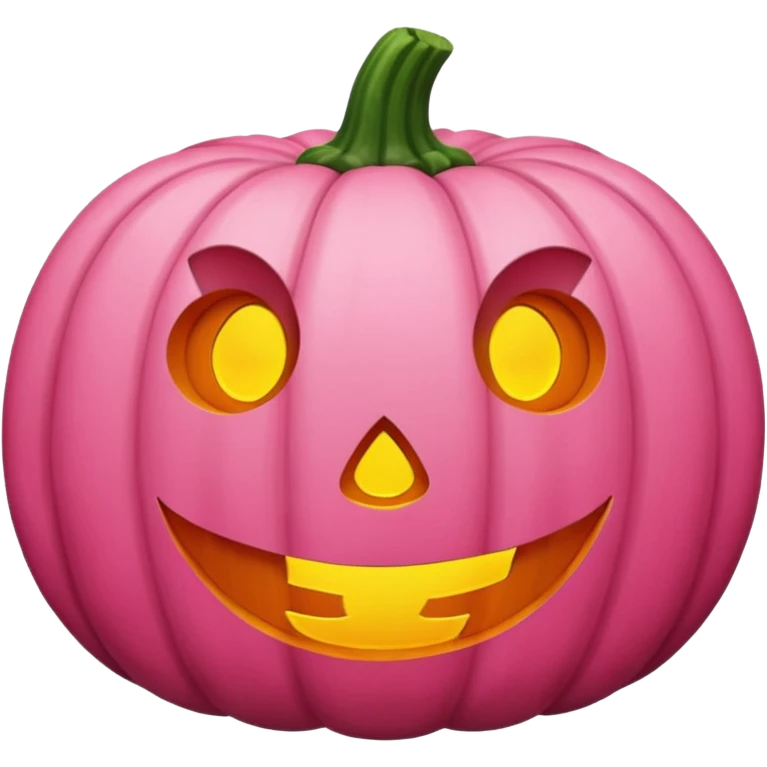 Pink pumpkin  emoji