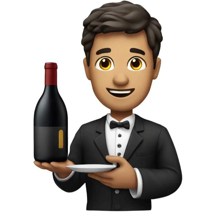 Wine waiter emoji