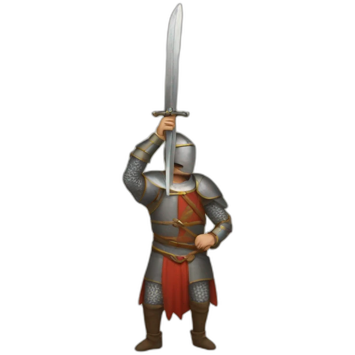 medieval sword-swallower emoji