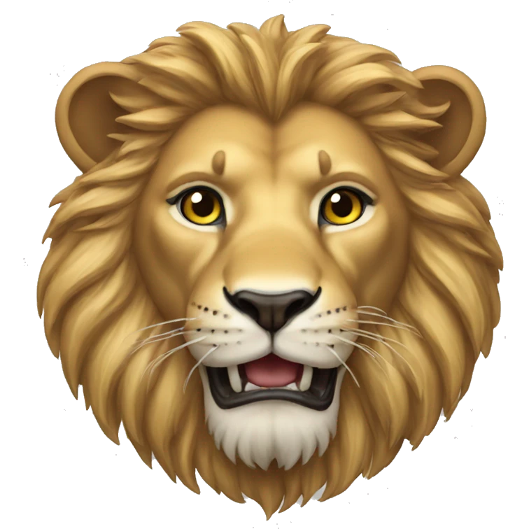 Tête de lion  emoji