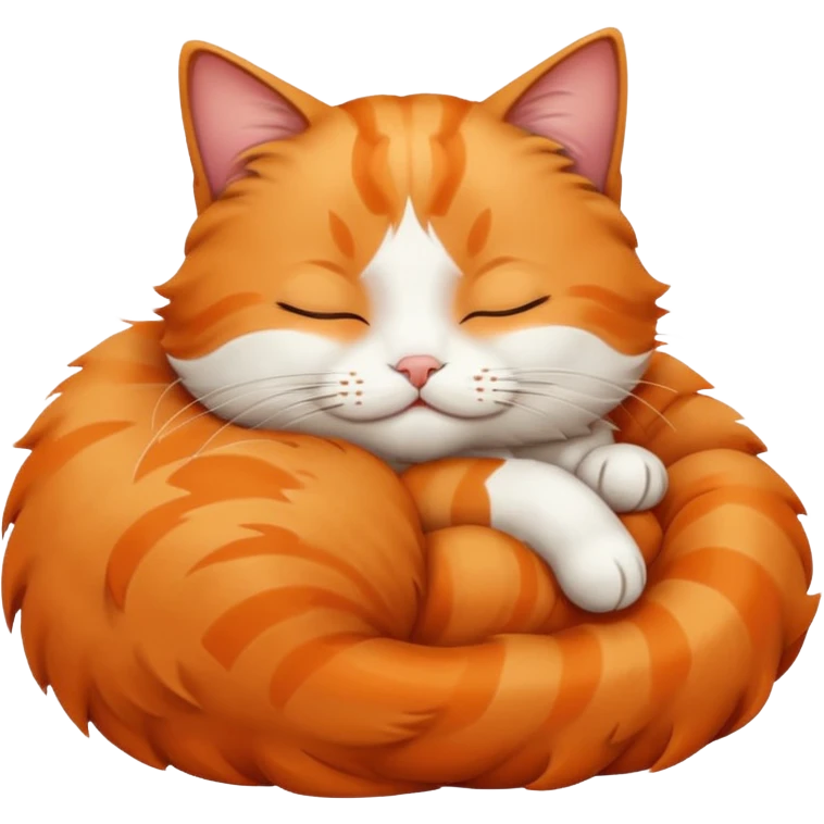 cat sleeping in dreems emoji