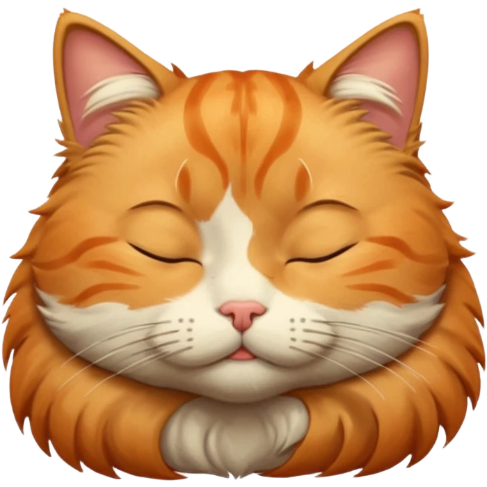 a tired cat emoji