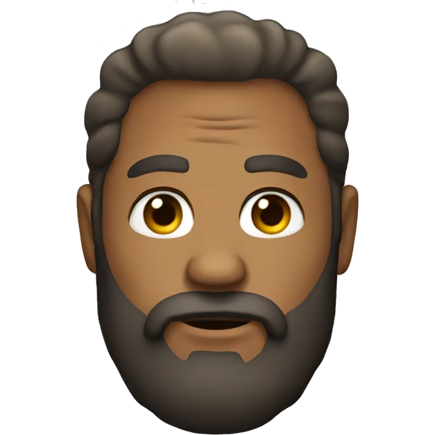 Big man with a beard emoji