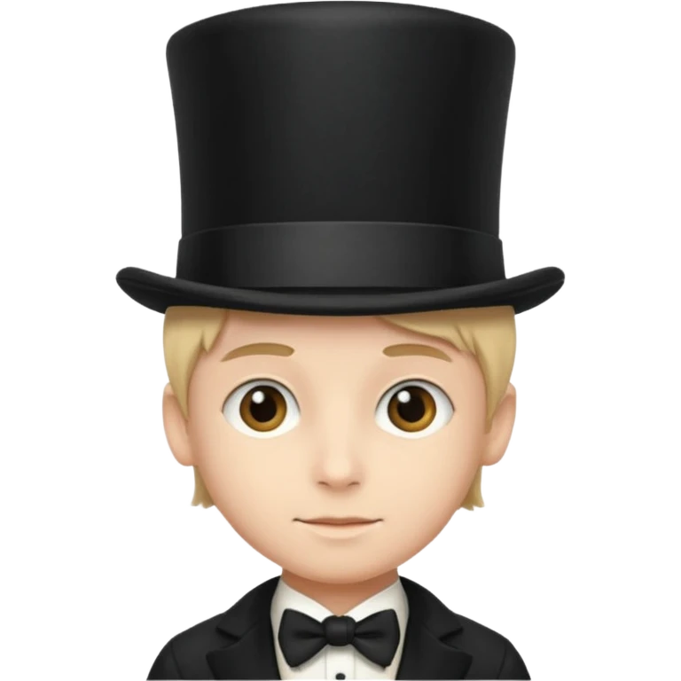 Boy with top hat  emoji