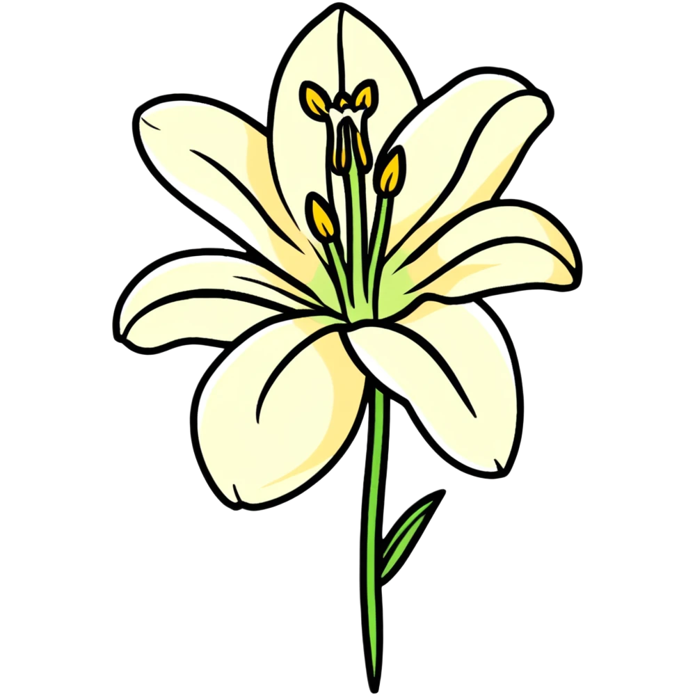 lily flower emoji