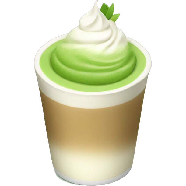 Matcha latte emoji