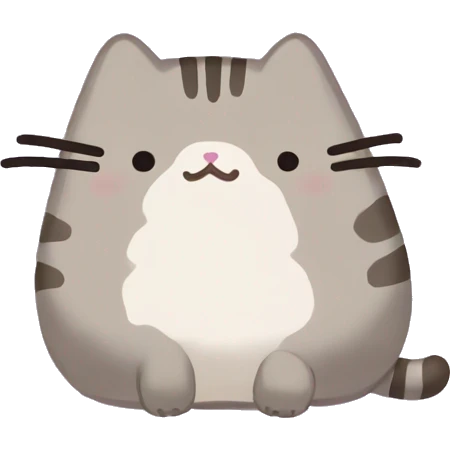 Pusheen the cat emoji