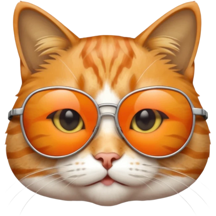 Cat wearing sunglasses emoji