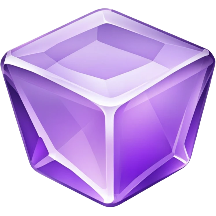Purple ice emoji