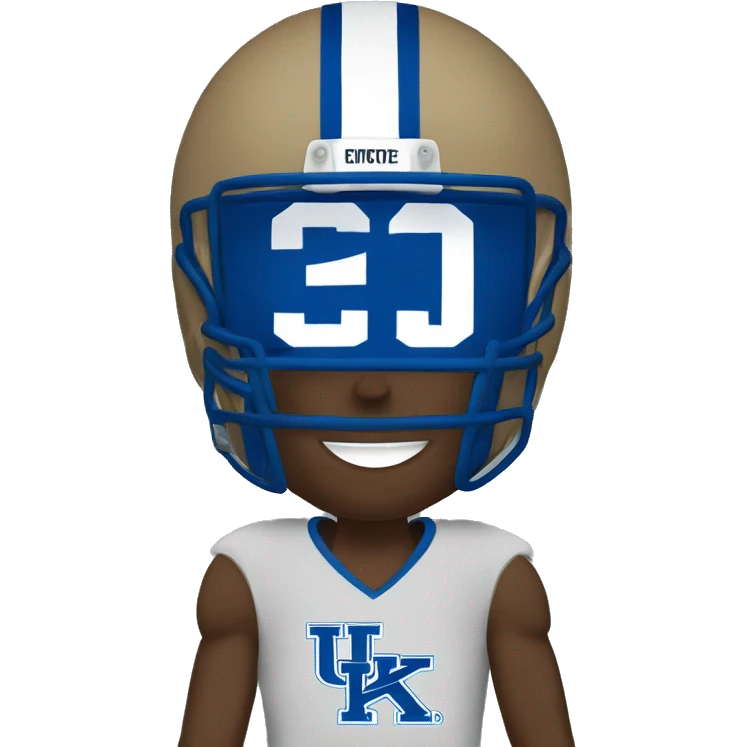University of Kentucky football player emoji