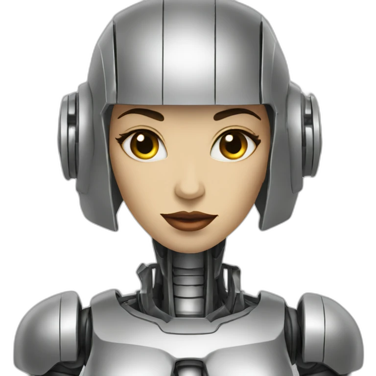 female robot from metropolis emoji