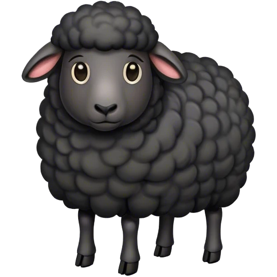 Black sheep  emoji