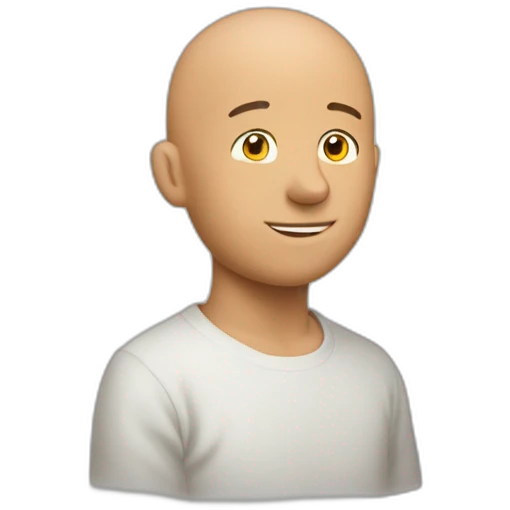 Homme qui esquive un caillou emoji