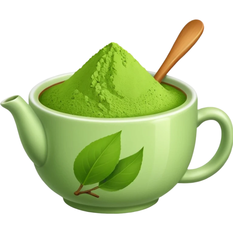 Matcha green tea emoji