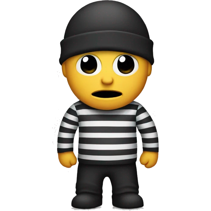 Robber stripes emoji emoji