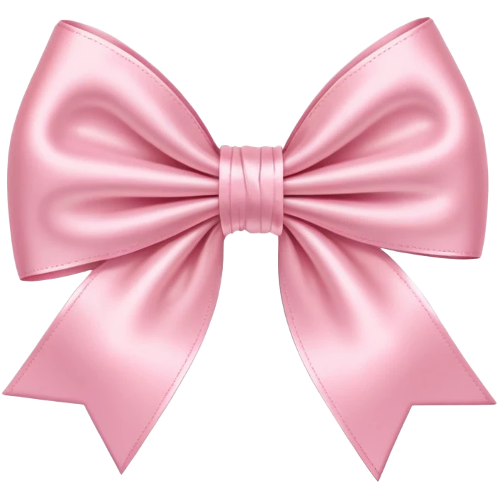 pastel pink bow emoji