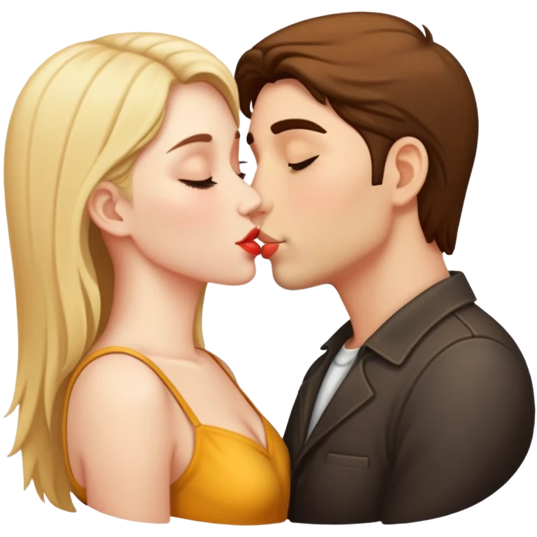 Two people kissing  emoji