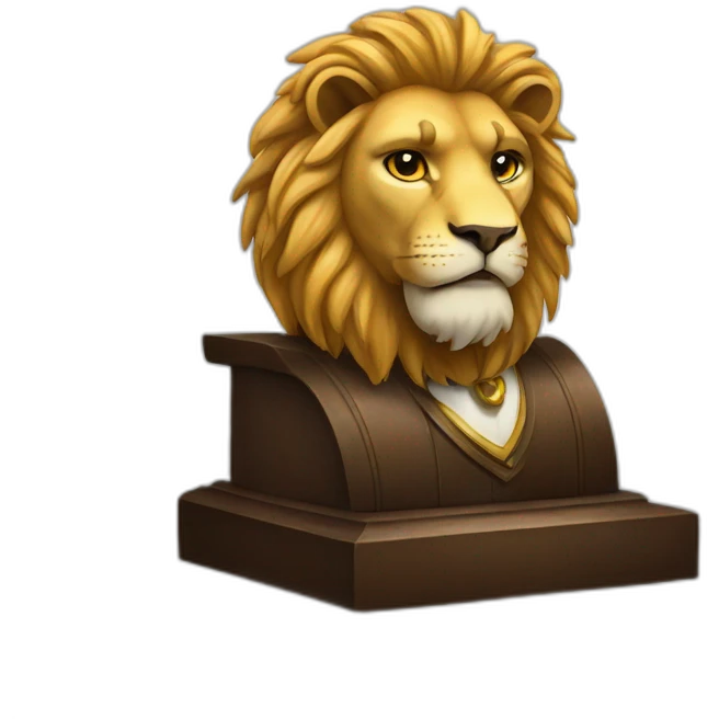 law lion emoji