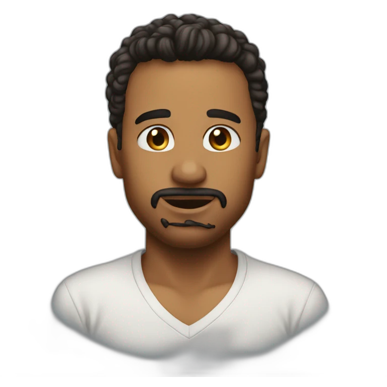 I send you a kiss, man emoji