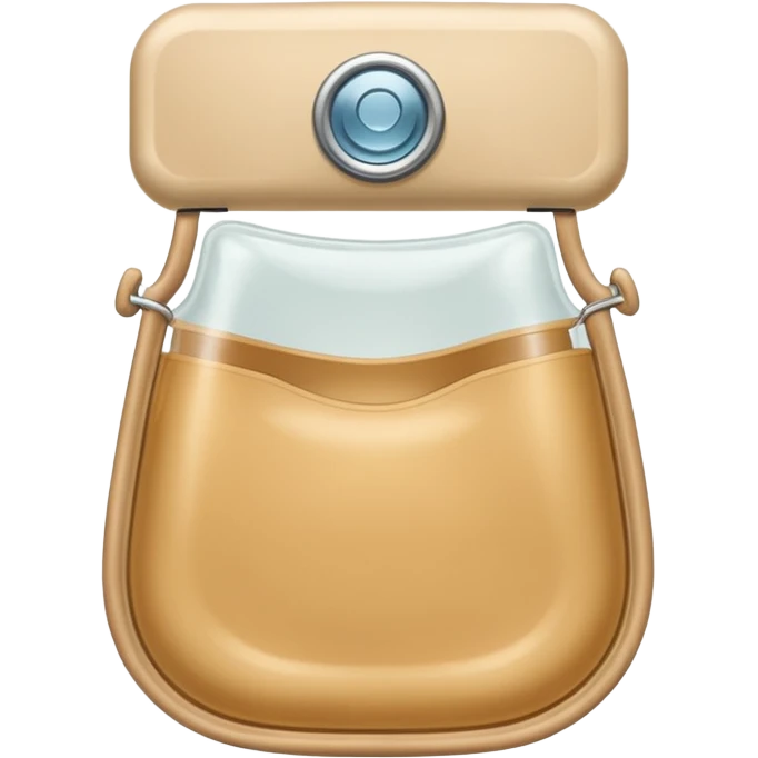 an ostomy bag in beige emoji
