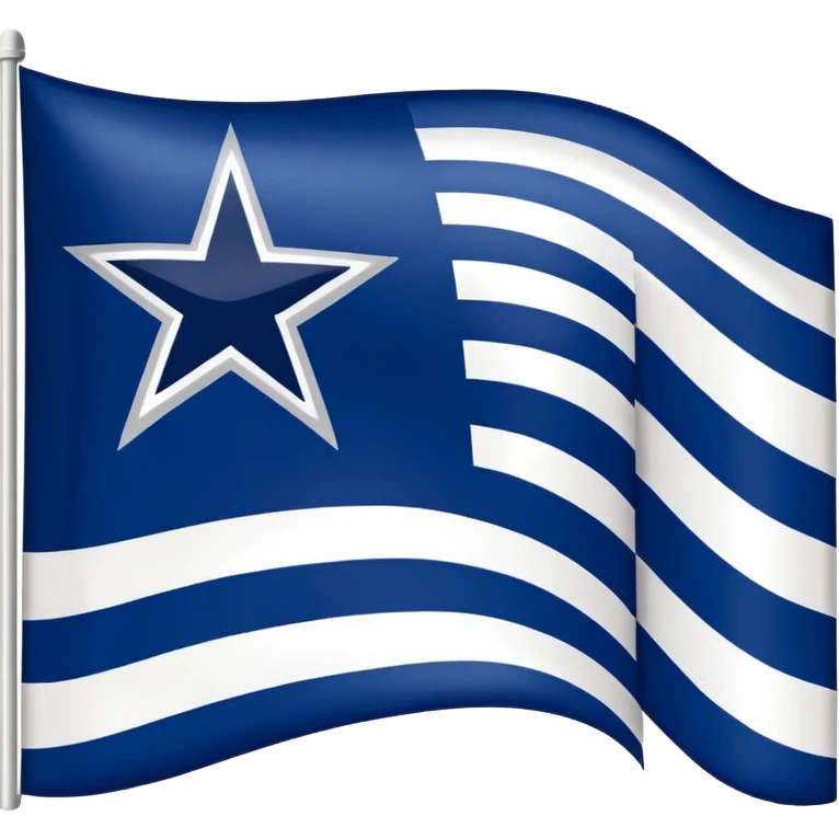 Dallas cowboys flag emoji