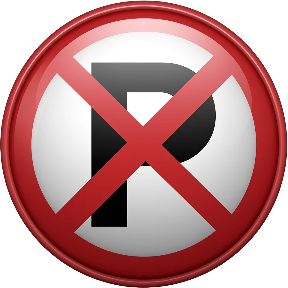No Parking emoji