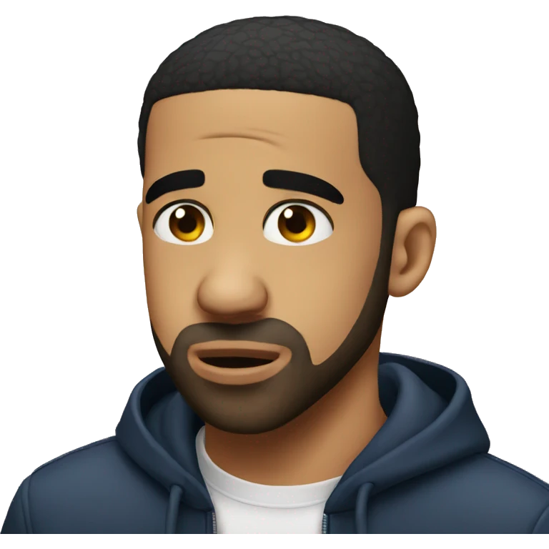 Drake crying emoji