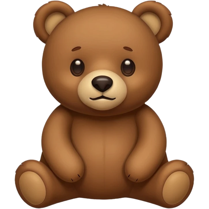 Bear toy brown aesthetic  emoji