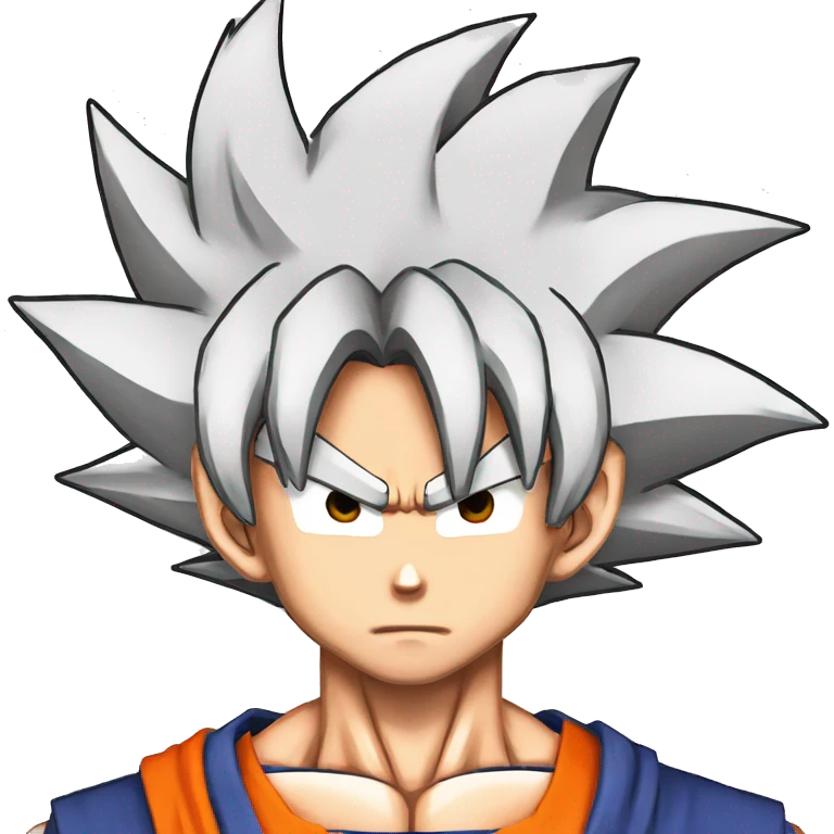Goku ultra instincs from fragon ball super emoji