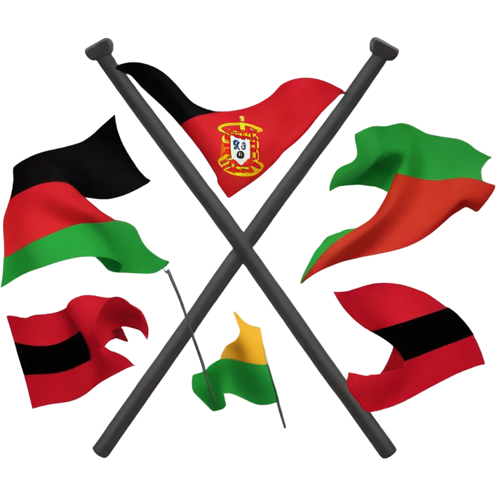 Portugal mixed with Albania mixed with Germany flag emoji