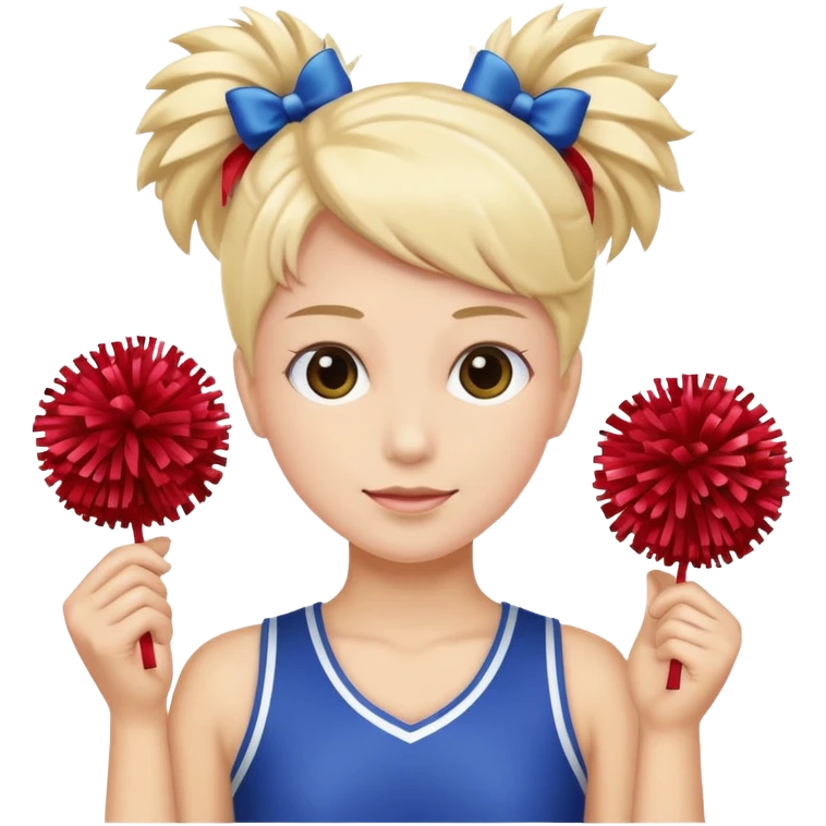 Person holding cheer Pom poms emoji