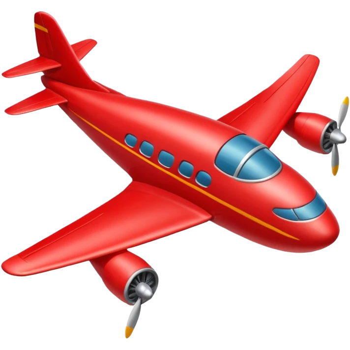 RED AEROPLANE emoji