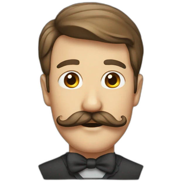 Mustache man emoji