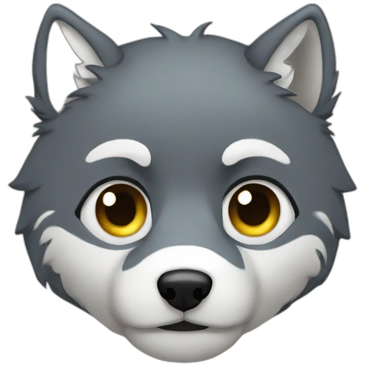 Wolf tear emoji