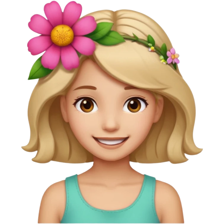 fun cute loud popular pretty girl emoji
