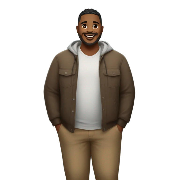 Plus plus plus size man emoji