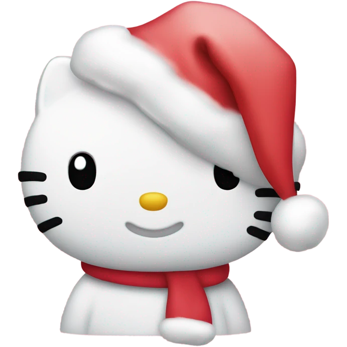 hello Kitty christmas emoji