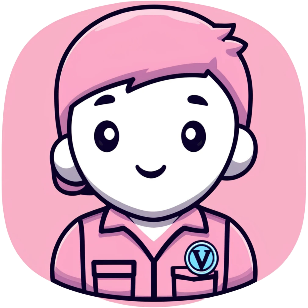 pink volunteer badge emoji