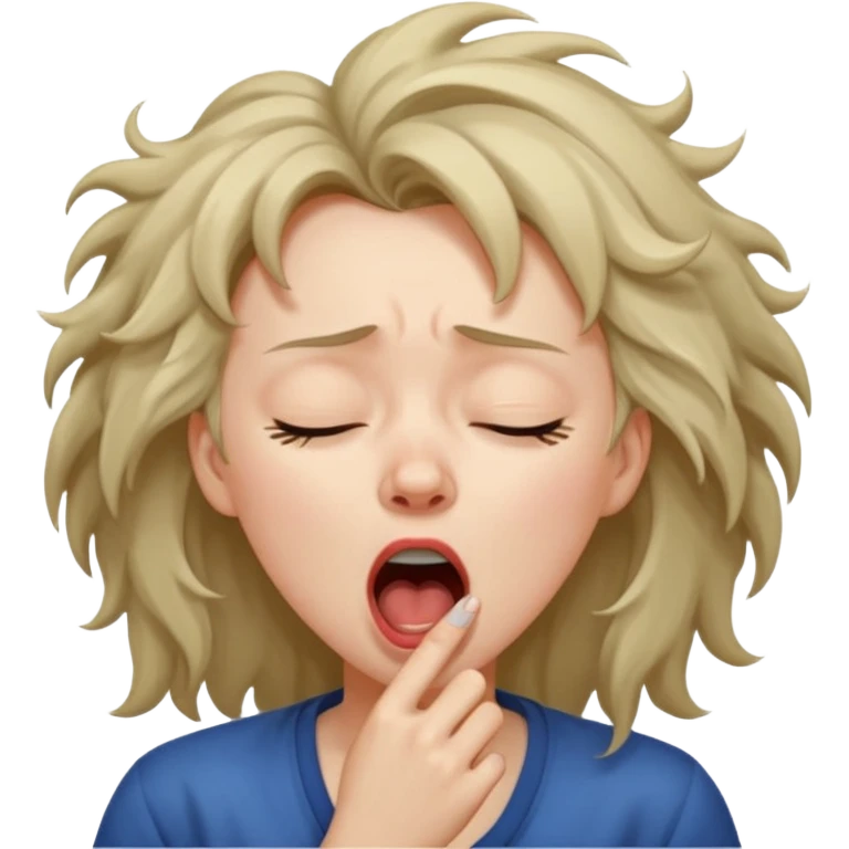 yawning woman emoji