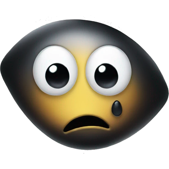 Black drop emoji