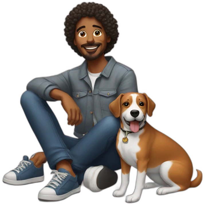artist and dog lover emoji