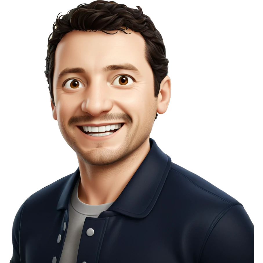 smiling boy by the window emoji