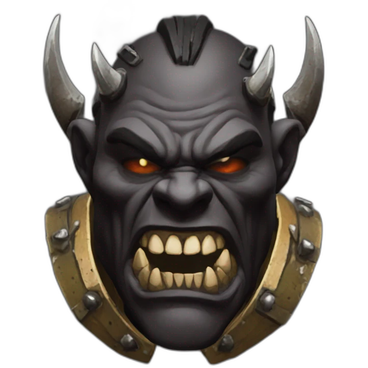 Warhammer online black ork emoji