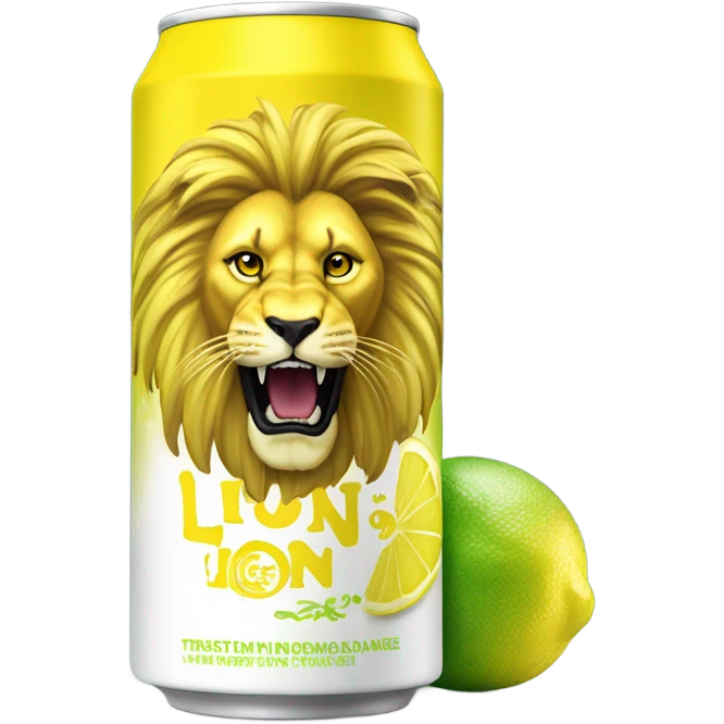 Lions lemonade energy drink  emoji